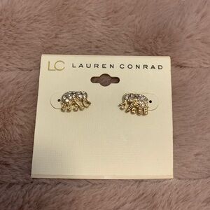 Lauren Conrad Elephant Stud Earrings